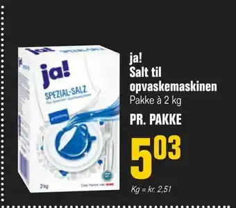 Otto Duborg ja! Salt til opvaskemaskinen tilbud