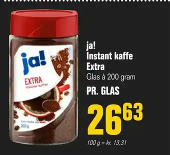 ja! Instant kaffe Extra