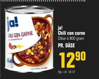 Poetzsch Padborg ja! Chili con carne tilbud