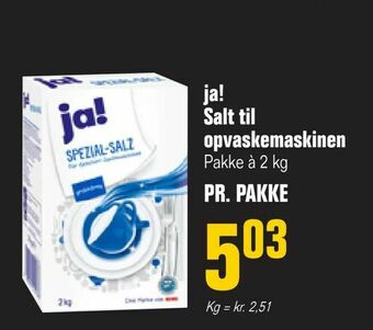 Poetzsch Padborg ja! Salt til opvaskemaskinen tilbud