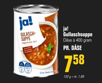 Poetzsch Padborg ja! Gullaschsuppe tilbud