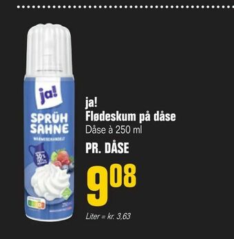Poetzsch Padborg ja! Flødeskum på dåse tilbud