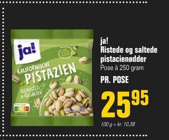 Poetzsch Padborg ja! Ristede og saltede pistacienødder tilbud