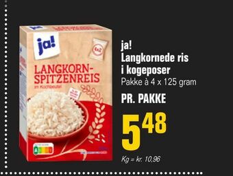 Poetzsch Padborg ja! Langkornede ris i kogeposer tilbud