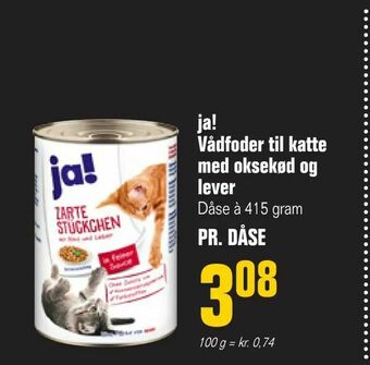 Poetzsch Padborg ja! Vådfoder til katte med oksekød og lever tilbud