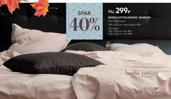 SengeSpecialisten Borås cotton breeze sengetøj tilbud
