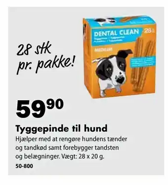 Tyggepinde til hund