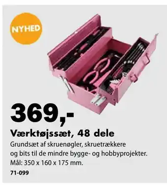 Biltema Værktøjssæt, 48 dele tilbud