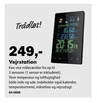 Biltema Vejrstation tilbud