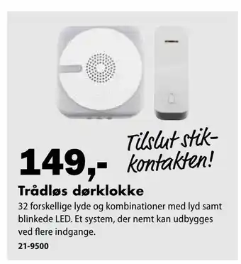 Trådløs dørklokke