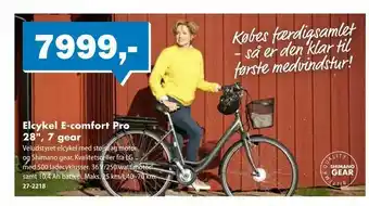 Biltema Elcykel E-comfort Pro 28", 7 gear tilbud
