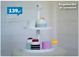 Kagefad af træ
