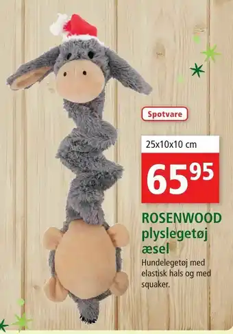 ROSENWOOD plyslegetøj æsel