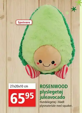 Maxi Zoo ROSENWOOD plyslegetøj juleavocado tilbud