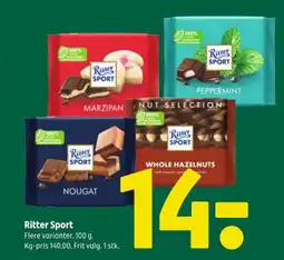 Coop 365 Ritter Sport tilbud