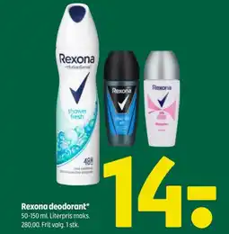 Coop 365 Rexona deodorant tilbud