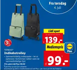 Lidl Indkøbstrolley tilbud