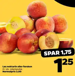 Løs nektarin eller fersken