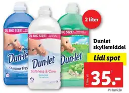 Lidl Dunlet skyllemiddel tilbud