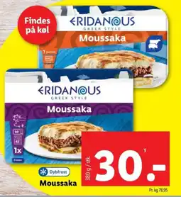 Lidl Moussaka tilbud
