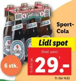 Lidl Sport- Cola tilbud