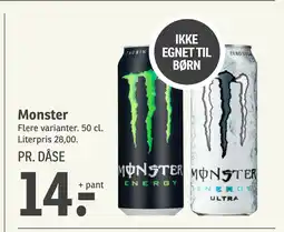 SPAR Monster tilbud
