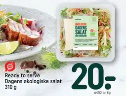 REMA 1000 Ready to serve Dagens økologiske salat 310 g tilbud