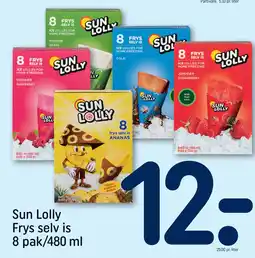REMA 1000 Sun Lolly Frys selv is 8 pak/480 ml tilbud