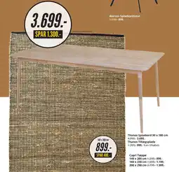 My Home Thanos Spisebord 90 x 180 cm tilbud