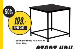 My Home Sofie Sofabord 45 x 45 cm tilbud