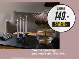 My Home Camma Lysestage Sæt med 4 stk tilbud