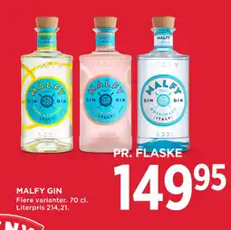 MENY MALFY GIN tilbud