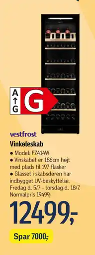 Føtex Vinkøleskab tilbud