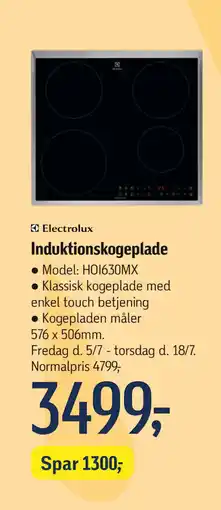 Føtex Induktionskogeplade tilbud