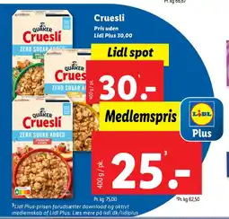 Lidl Cruesli tilbud