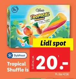 Lidl Tropical Shuffle is tilbud