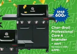 Bilka Char-Broil Professional Core 4 brænder - sort tilbud