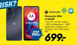Bilka Motorola G04 4+64GB tilbud