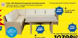 Bilka Gotland hjørnesofa tilbud