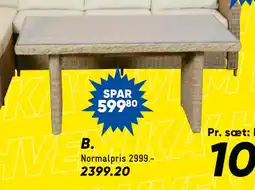 Bilka Gotland loungebord tilbud