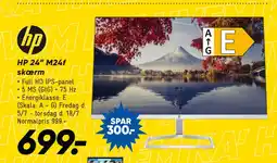 Bilka HP 24” M24f skærm tilbud