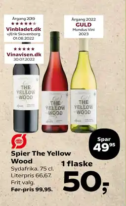 SuperBrugsen Spier The Yellow Wood tilbud