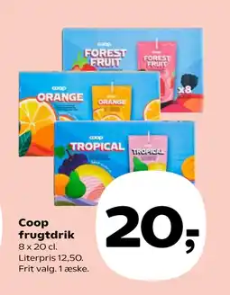 Kvickly Coop frugtdrik tilbud