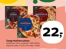 Kvickly Coop Italiana pizza tilbud