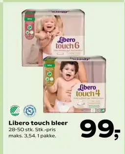Kvickly Libero touch bleer tilbud