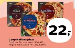 Kvickly Coop Italiana pizza tilbud