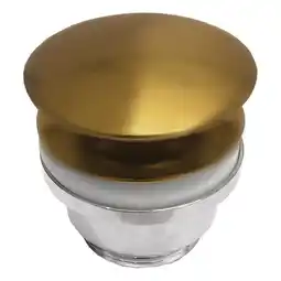 Bauhaus Camargue bundventil Hasle pop-up poleret guld tilbud