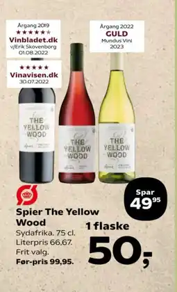 Kvickly Spier The Yellow Wood tilbud