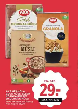 MENY Müsli tilbud