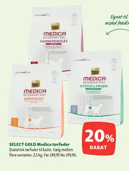Maxi Zoo SELECT GOLD Medica tørfoder tilbud